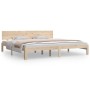 Estructura de cama madera maciza de pino 200x200 cm de , Camas y somieres - Ref: Foro24-810515, Precio: 163,88 €, Descuento: %