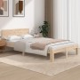 Estructura de cama madera maciza de pino 120x200 cm de , Camas y somieres - Ref: Foro24-810490, Precio: 104,86 €, Descuento: %