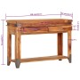 Mesa consola de madera maciza de acacia 110x34x74 cm de vidaXL, Mesitas de noche - Ref: Foro24-338469, Precio: 160,29 €, Desc...