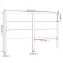 Cabecero madera maciza de pino 166x4x100 cm de , Cabeceros y pies de cama - Ref: Foro24-818730, Precio: 82,33 €, Descuento: %