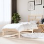 Estructura de cama individual pequeña madera maciza 75x190 cm de , Camas y somieres - Ref: Foro24-3101178, Precio: 83,01 €, D...
