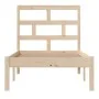 Kleines Einzelbettgestell aus Massivholz 75x190 cm von , Betten und Lattenroste - Ref: Foro24-3101178, Preis: 81,92 €, Rabatt: %