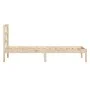 Kleines Einzelbettgestell aus Massivholz 75x190 cm von , Betten und Lattenroste - Ref: Foro24-3101178, Preis: 81,92 €, Rabatt: %