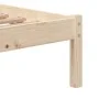 Kleines Einzelbettgestell aus Massivholz 75x190 cm von , Betten und Lattenroste - Ref: Foro24-3101178, Preis: 81,92 €, Rabatt: %