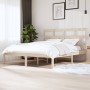 Estructura de cama de madera maciza de pino 160x200 cm de , Camas y somieres - Ref: Foro24-3101228, Precio: 132,57 €, Descuen...
