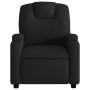 Sillón reclinable de tela negra en Sillones | Comprar online en Foru.es