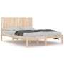 Estructura de cama de madera maciza de pino 160x200 cm de , Camas y somieres - Ref: Foro24-3104423, Precio: 145,58 €, Descuen...