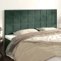 Kopfteile 4 Einheiten aus dunkelgrünem Samt 90x5x78/88 cm von , Kopf- und Fußteile - Ref: Foro24-3116395, Preis: 134,95 €, Ra...