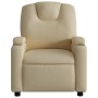Sillón reclinable de tela color crema en Sillones | Comprar online en Foru.es
