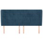 Cabecero con orejas de terciopelo azul oscuro 163x23x118/128 cm de , Cabeceros y pies de cama - Ref: Foro24-3118014, Precio: ...