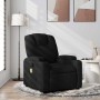 Sillón reclinable de masaje de tela negra en Sillones | Comprar online en Foru.es