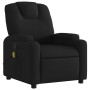 Sillón reclinable de masaje de tela negra en Sillones | Comprar online en Foru.es