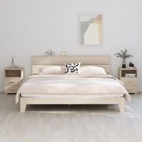 Mesitas noche 2 uds HAMAR pino macizo marrón miel 40x35x62 cm de vidaXL, Mesitas de noche - Ref: Foro24-340416, Precio: 123,0...
