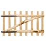Puerta para valla madera de avellano 100x60 cm de vidaXL, Puertas de jardín - Ref: Foro24-142589, Precio: 53,99 €, Descuento: %