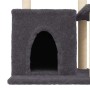 Rascador para gatos con postes de sisal gris oscuro 83 cm en Mobiliario para gatos | Comprar online en Foru.es