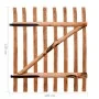 Gate for fence 100x120cm hazel wood treated by vidaXL, garden gates - Ref: Foro24-142597, Price: 106,37 €, Discount: %