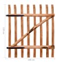 Puerta para valla 100x120cm madera de avellano impregnada de vidaXL, Puertas de jardín - Ref: Foro24-142597, Precio: 108,33 €...