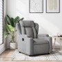 Sillón reclinable de tela gris claro en Sillones | Comprar online en Foru.es