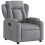 Sillón reclinable de tela gris claro en Sillones | Comprar online en Foru.es