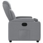 Sillón reclinable de tela gris claro en Sillones | Comprar online en Foru.es