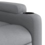 Sillón reclinable de tela gris claro en Sillones | Comprar online en Foru.es