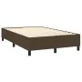 Box spring bed with dark brown fabric mattress 120x200 cm by , Beds and slatted bases - Ref: Foro24-3141764, Price: 415,53 €,...