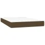 Box spring bed with dark brown fabric mattress 120x200 cm by , Beds and slatted bases - Ref: Foro24-3141764, Price: 415,53 €,...