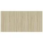 Mesa de comedor madera de ingeniería roble Sonoma 180x90x76 cm de , Mesas de cocina y de comedor - Ref: Foro24-800471, Precio...