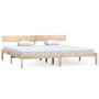 Estructura de cama madera maciza de pino 180x200 cm de , Camas y somieres - Ref: Foro24-810162, Precio: 129,32 €, Descuento: %