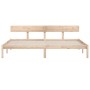 Estructura de cama madera maciza de pino 180x200 cm de , Camas y somieres - Ref: Foro24-810162, Precio: 129,32 €, Descuento: %