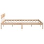 Estructura de cama madera maciza de pino 180x200 cm de , Camas y somieres - Ref: Foro24-810162, Precio: 129,32 €, Descuento: %