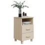 Mesitas noche 2 uds HAMAR pino macizo marrón miel 40x35x62 cm de vidaXL, Mesitas de noche - Ref: Foro24-340416, Precio: 123,0...