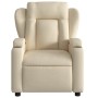Sillón reclinable de tela color crema en Sillones | Comprar online en Foru.es