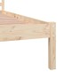 Estructura de cama de madera maciza de pino 140x190 cm de , Camas y somieres - Ref: Foro24-810410, Precio: 90,00 €, Descuento: %