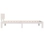 Estructura de cama madera maciza de pino blanco 100x200 cm de , Camas y somieres - Ref: Foro24-810486, Precio: 109,82 €, Desc...