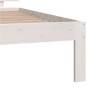 Estructura de cama madera maciza de pino blanco 100x200 cm de , Camas y somieres - Ref: Foro24-810486, Precio: 109,82 €, Desc...