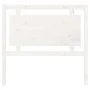 Bettkopfteil aus massivem weißem Kiefernholz, 105,5 x 4 x 100 cm von , Kopf- und Fußteile - Ref: Foro24-817926, Preis: 58,44 ...