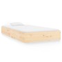 Estructura de cama madera maciza 100x200 cm de , Camas y somieres - Ref: Foro24-820052, Precio: 97,16 €, Descuento: %