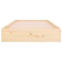 Estructura de cama madera maciza 100x200 cm de , Camas y somieres - Ref: Foro24-820052, Precio: 97,16 €, Descuento: %