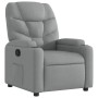 Sillón reclinable de tela gris claro en Sillones | Comprar online en Foru.es