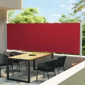 Toldo lateral retráctil para patio rojo 600x160 cm de , Sombrillas - Ref: Foro24-313378, Precio: 102,05 €, Descuento: %