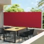 Toldo lateral retráctil para patio rojo 600x160 cm de , Sombrillas - Ref: Foro24-313378, Precio: 93,58 €, Descuento: %