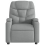 Sillón reclinable de tela gris claro en Sillones | Comprar online en Foru.es