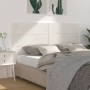 Cabecero madera maciza de pino blanco 141x4x100 cm de , Cabeceros y pies de cama - Ref: Foro24-818716, Precio: 105,26 €, Desc...