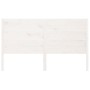 Cabecero madera maciza de pino blanco 141x4x100 cm de , Cabeceros y pies de cama - Ref: Foro24-818716, Precio: 105,26 €, Desc...