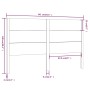 Cabecero madera maciza de pino blanco 141x4x100 cm de , Cabeceros y pies de cama - Ref: Foro24-818716, Precio: 105,26 €, Desc...