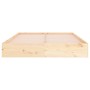 Estructura de cama madera maciza 200x200 cm de , Camas y somieres - Ref: Foro24-820022, Precio: 121,39 €, Descuento: %