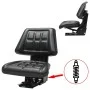 Asiento de tractor con suspensión negro de vidaXL, Accesorios y piezas para tractores - Ref: Foro24-142316, Precio: 151,04 €,...