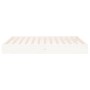 Estructura de cama de madera maciza blanca 140x200 cm de , Camas y somieres - Ref: Foro24-820043, Precio: 124,64 €, Descuento: %
