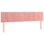 Cabeceros 2 unidades de terciopelo rosa 80x5x78/88 cm de , Cabeceros y pies de cama - Ref: Foro24-346073, Precio: 53,36 €, De...
